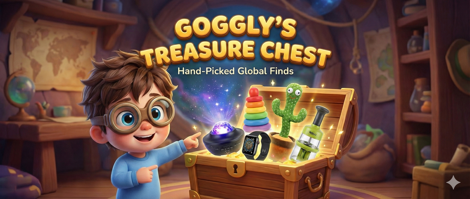Goggly’s Treasure Chest Includes All Collections