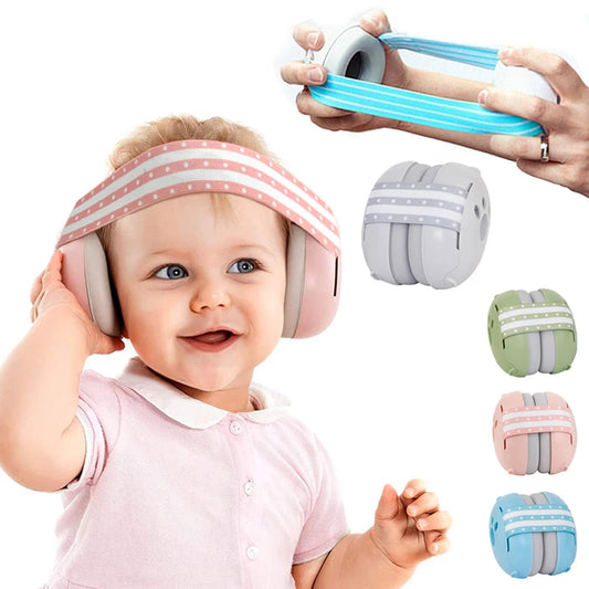 Soft-Shell Baby Hearing Protection | Noise Reduction Earmuffs for Travel & Events