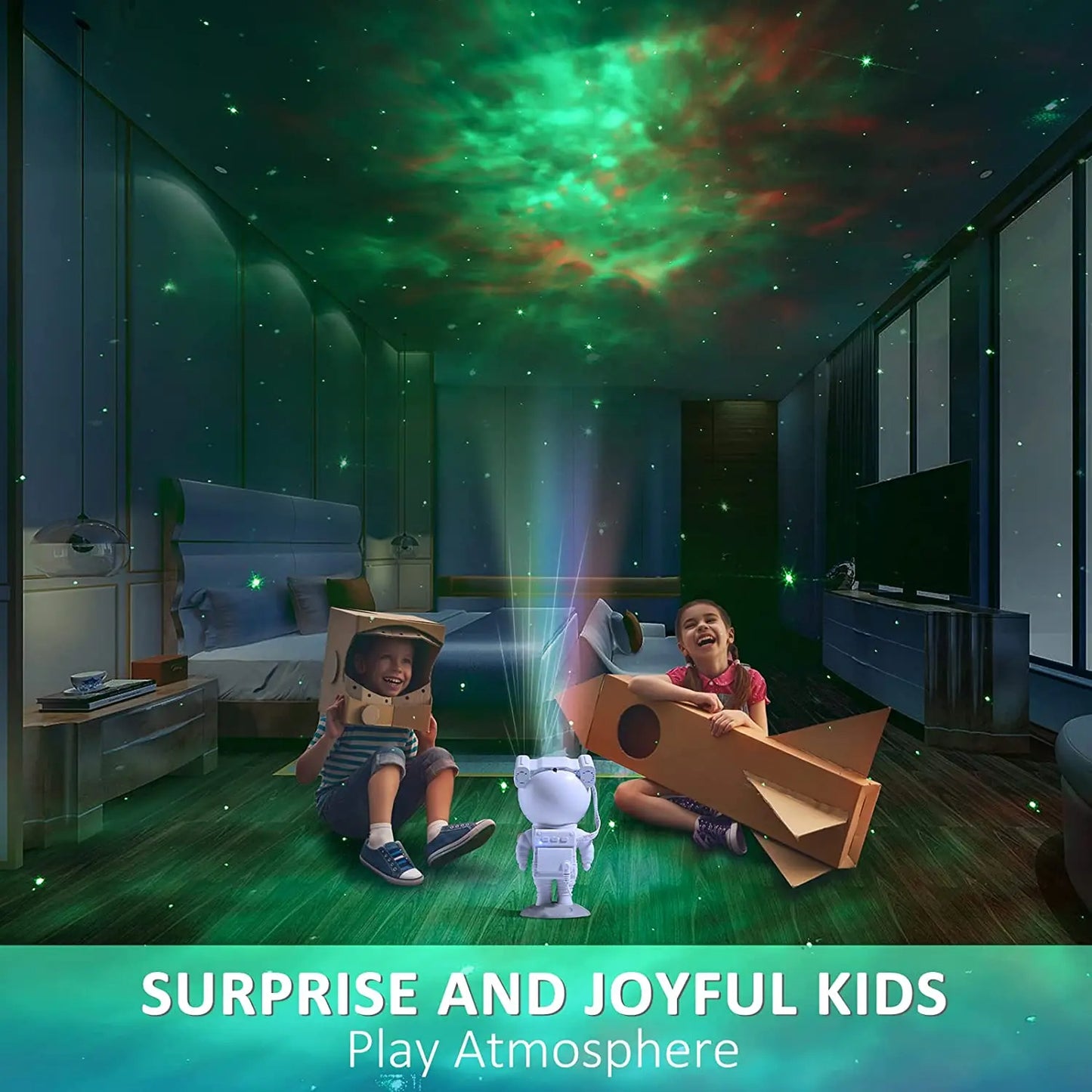 Goggly’s Galaxy Explorer: Astronaut Star Projector  (Free Shipping) 30 Day Money Back Guarantee