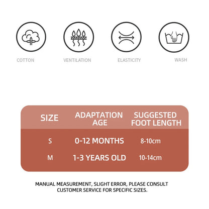 Goggly™ Anti-Bruise Crawling Socks | Soft-Cloud Knee Protection & Non-Slip Grip (3-Pair Bundle)