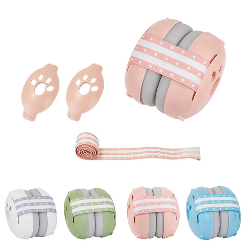 Soft-Shell Baby Hearing Protection | Noise Reduction Earmuffs for Travel & Events